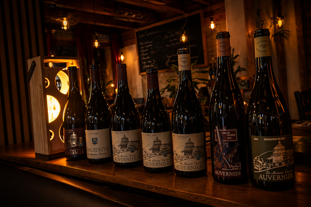Restaurant qui sert des vins de Neuchâtel
